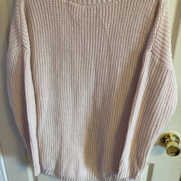 SO Kohls Juniors  Sweater Pink Size XL Knit - Picture 4 of 5